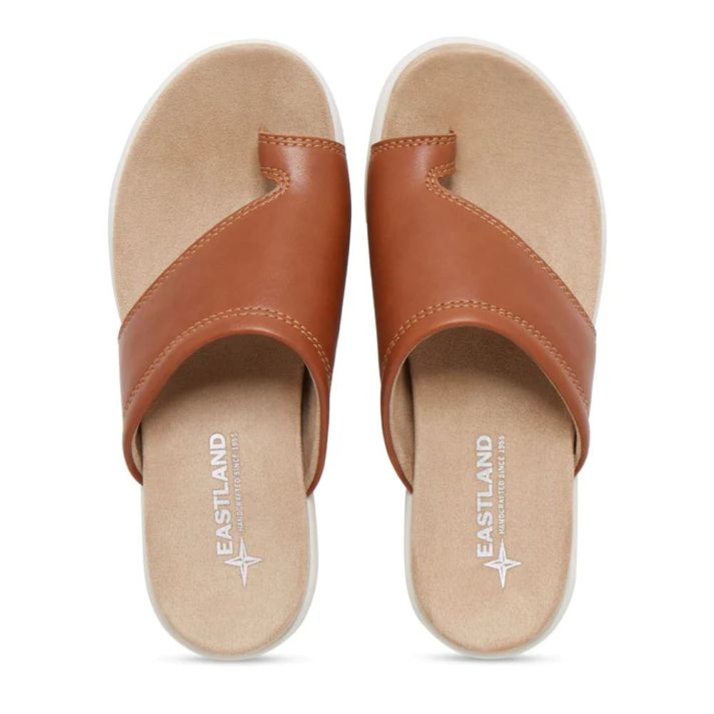Eastland | Women's Dallas Thong Slide Sandals-Tan