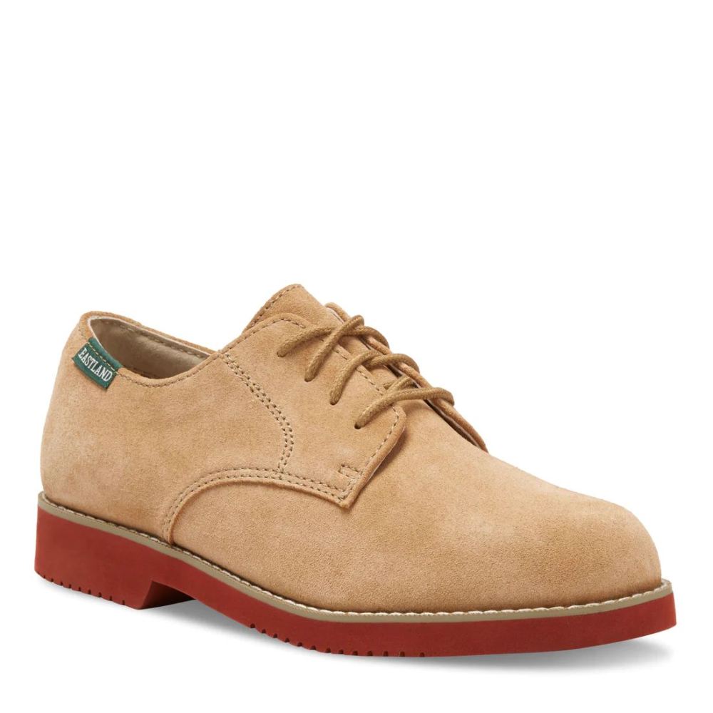 Eastland Shoes | Women's Buck Oxford-Taupr Suede