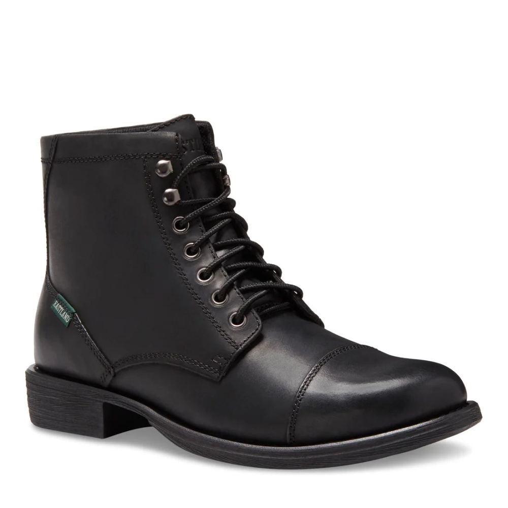 Eastland Shoes | Men's High Fidelity Cap Toe Boot-Black